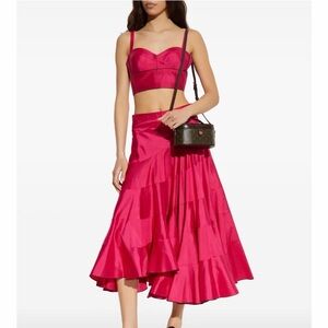 Tory Burch Fuchsia Silk Set